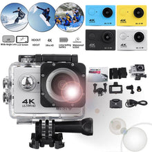 Load image into Gallery viewer, Action Camera Ultra Hd 4k 30m Wifi 2.0 170d Screen 1080p  Underwater Waterproof Sport Camera Go Extreme Pro Cam