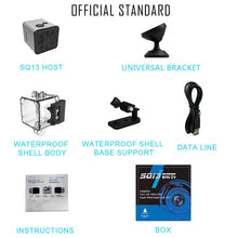 Load image into Gallery viewer, Wsdcam Mini Camera WIFI Camera SQ13 SQ23 SQ11 SQ12 FULL HD 1080P Night Vision Waterproof Shell CMOS Sensor Recorder Camcorder