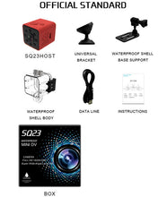 Load image into Gallery viewer, Wsdcam Mini Camera WIFI Camera SQ13 SQ23 SQ11 SQ12 FULL HD 1080P Night Vision Waterproof Shell CMOS Sensor Recorder Camcorder